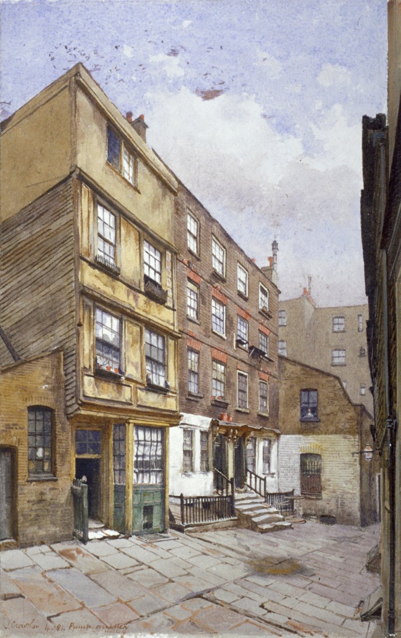 Crown Court, Chancery Lane, London, 1881 alkotó: John Crowther