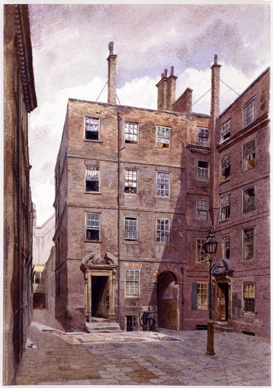 Inner Temple, London, 1879 alkotó: John Crowther