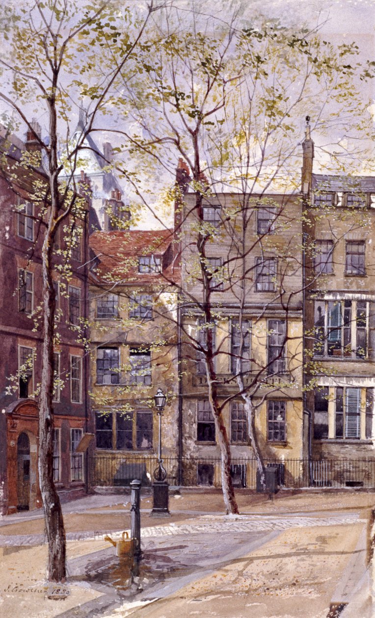 Inner Temple, London, 1880 alkotó: John Crowther