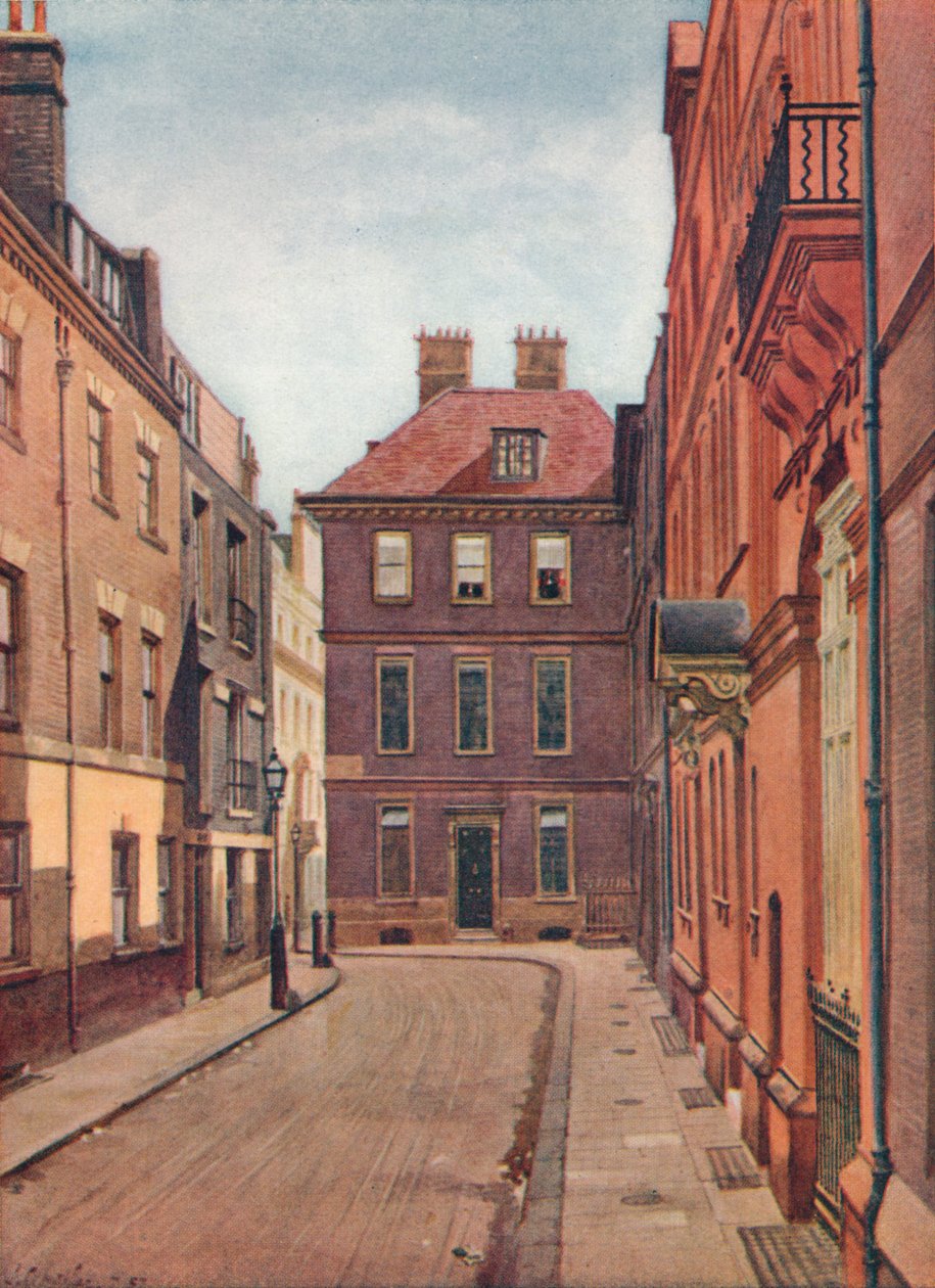 Jeffreys House bíró, Delahay Street, Westminster, London, 1880, 1926. alkotó: John Crowther