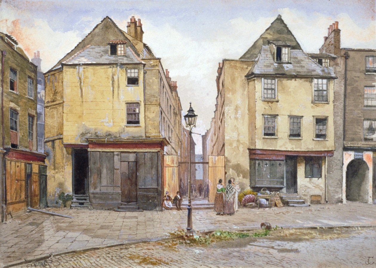 Lincoln Court, Westminster, London, 1878 alkotó: John Crowther