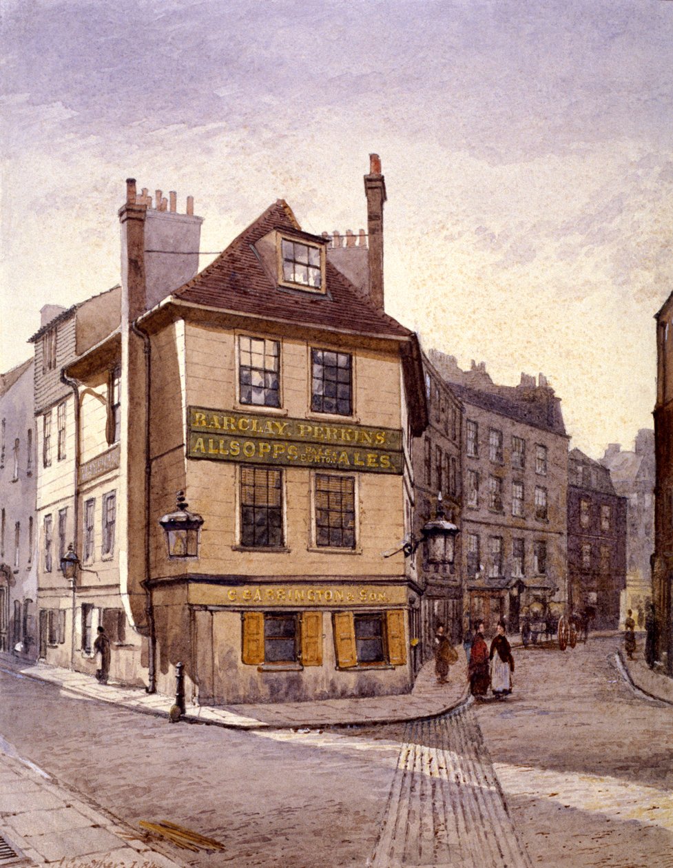 Northumberland Head Inn, Stepney, London, 1884 alkotó: John Crowther
