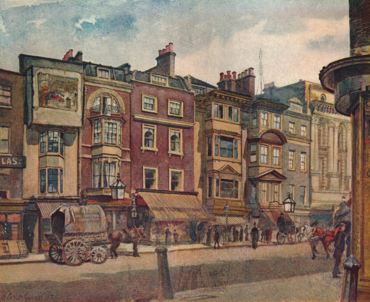 Nos. 412-418 Strand, Westminster, London, 1887 1926 alkotó: John Crowther