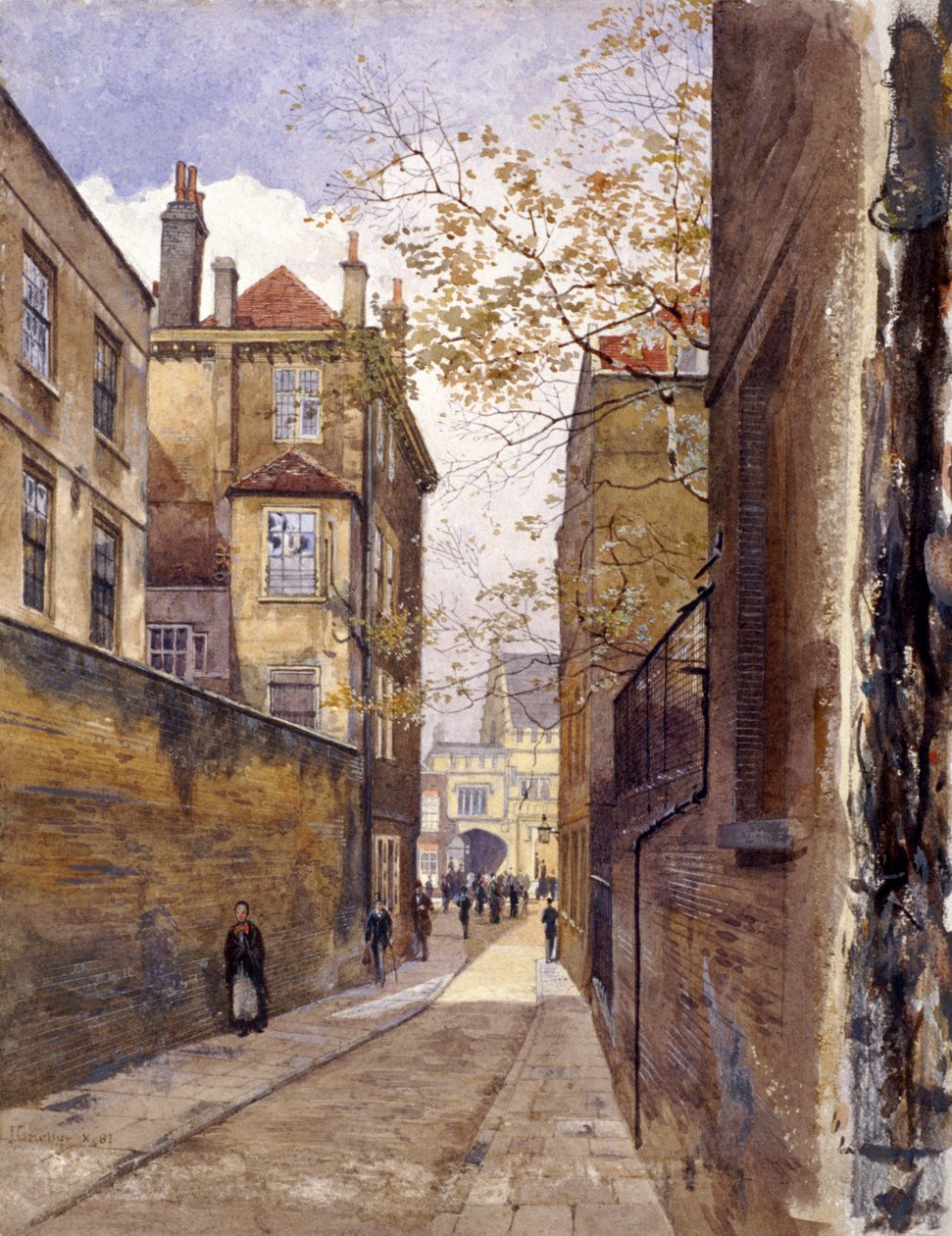 Nyilvános Nyilvántartó Iroda, Chancery Lane, Lane, 1881 alkotó: John Crowther