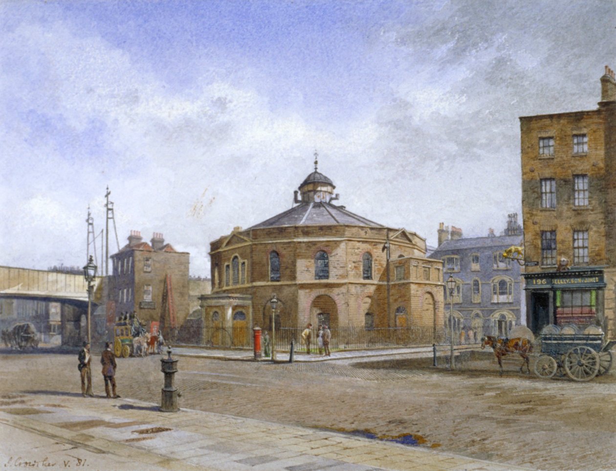 Surrey Chapel, 196 Blackfriars Road, Southwark, London, 1881 alkotó: John Crowther