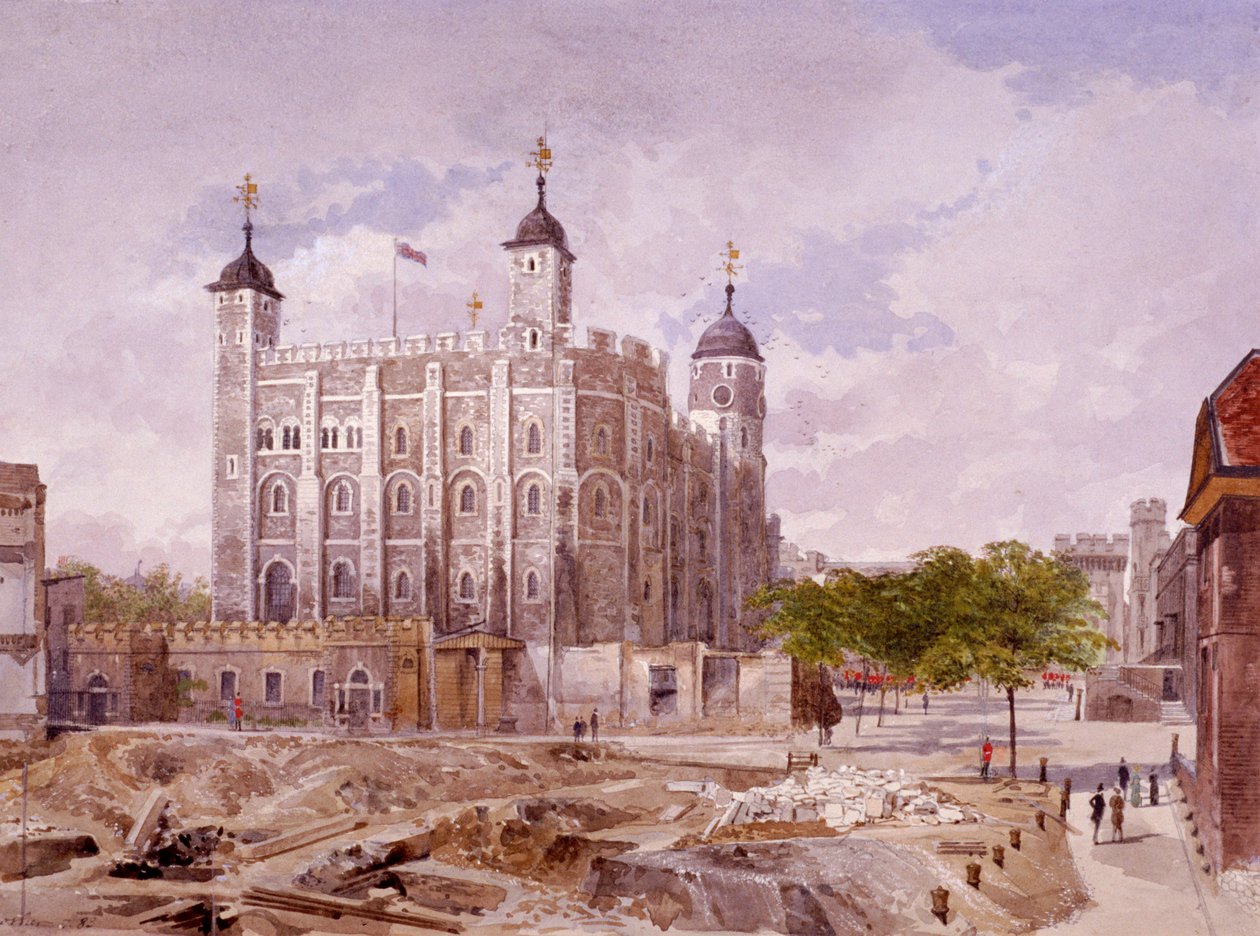 Londoni Tower, London, 1883 alkotó: John Crowther