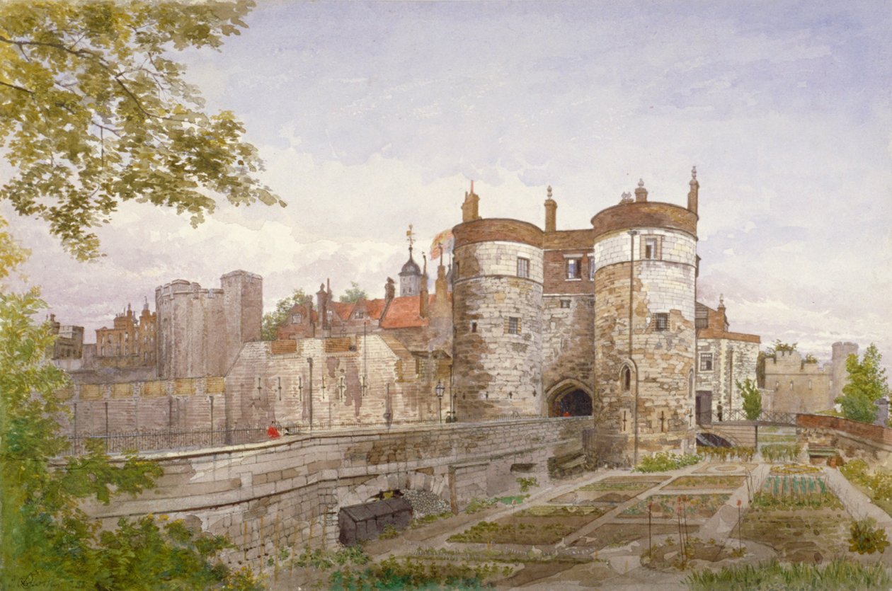 Tower of London, Stepney, London, 1883 alkotó: John Crowther