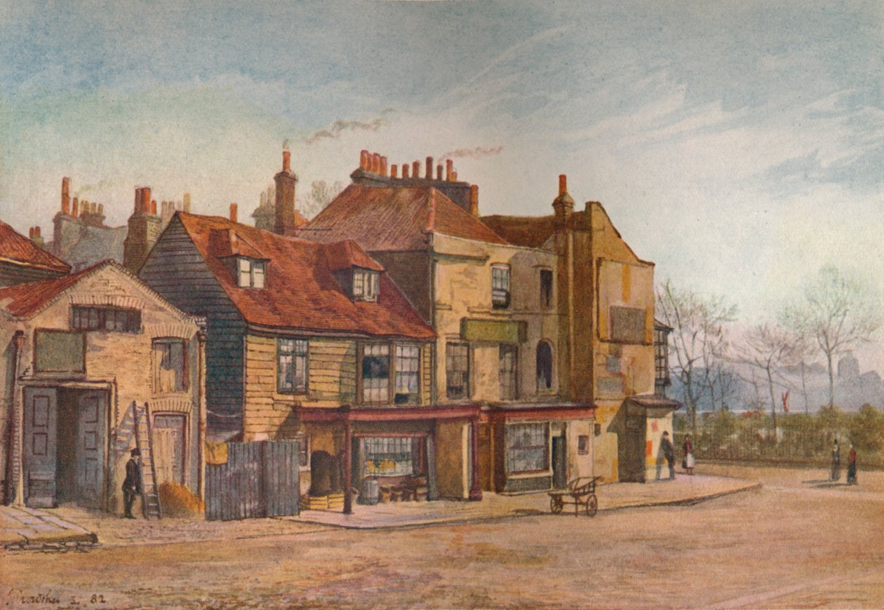 Kilátás a Lawrence Streetre, Chelsea, London, 1882 alkotó: John Crowther