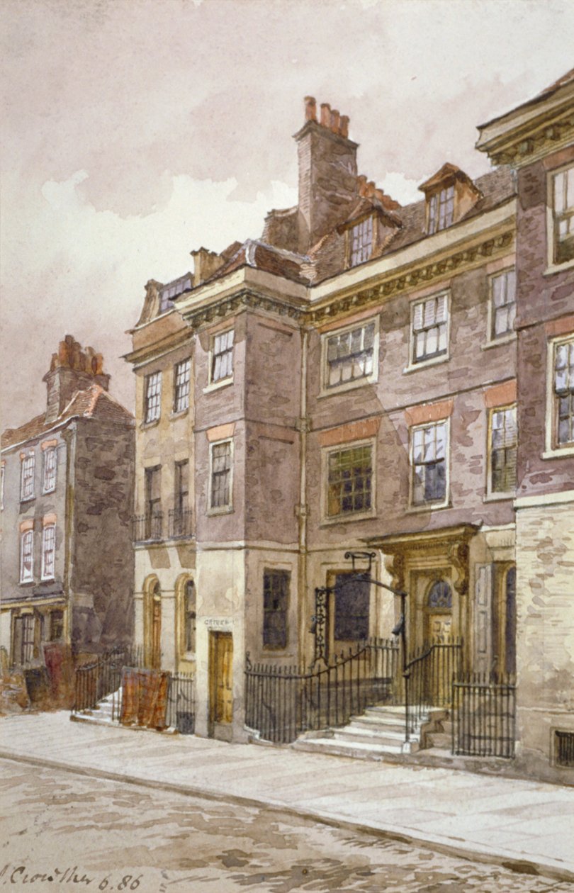 Kilátás a Mansell Streetre, London, 1886 alkotó: John Crowther