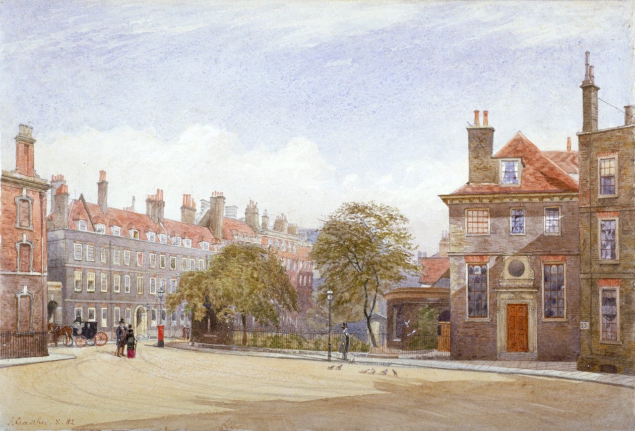 Kilátás a New Innre, Wych Street, Westminster, London, 1882. alkotó: John Crowther