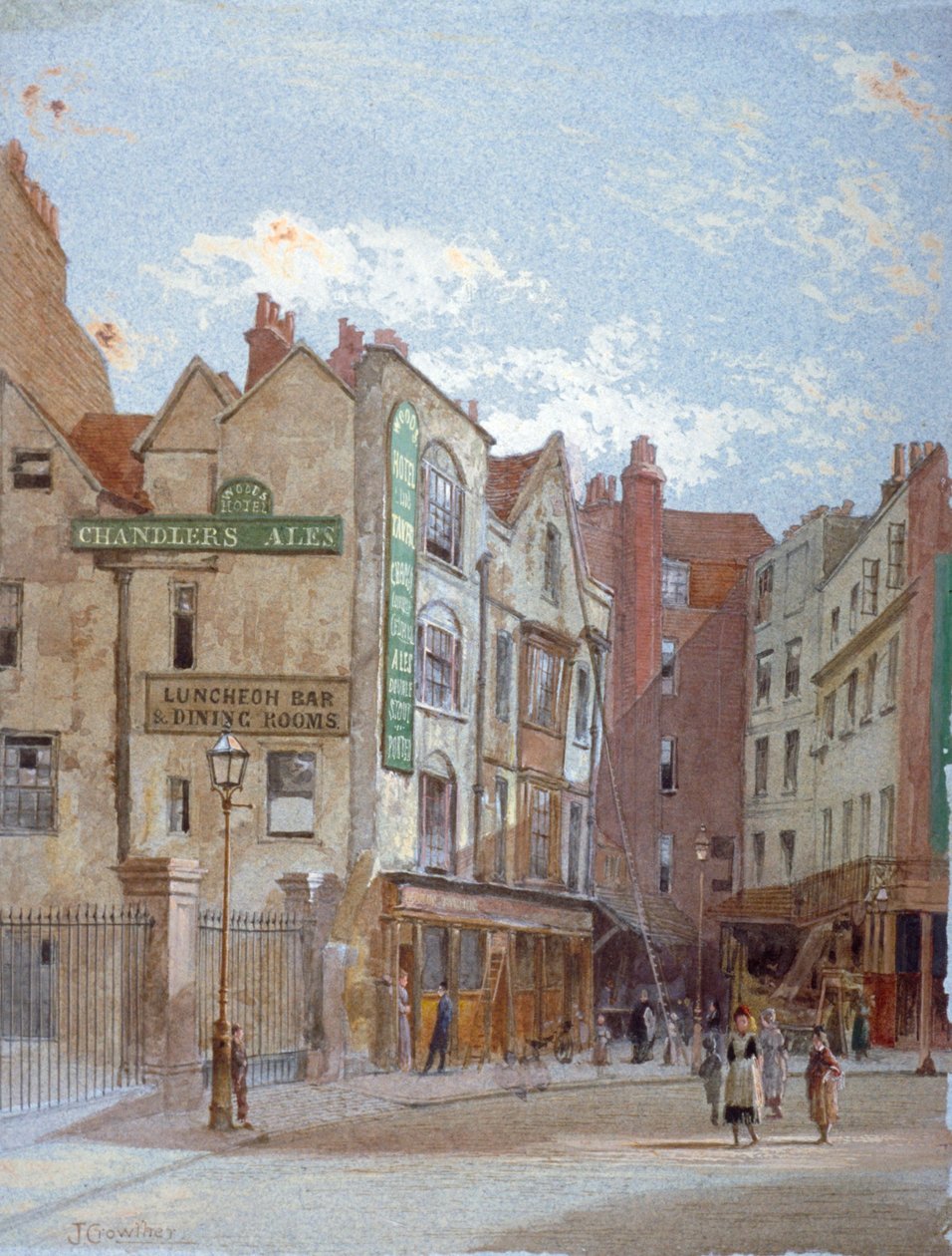 View of Woods Hotel, Portugal Street, Westminster, London, 1880 alkotó: John Crowther