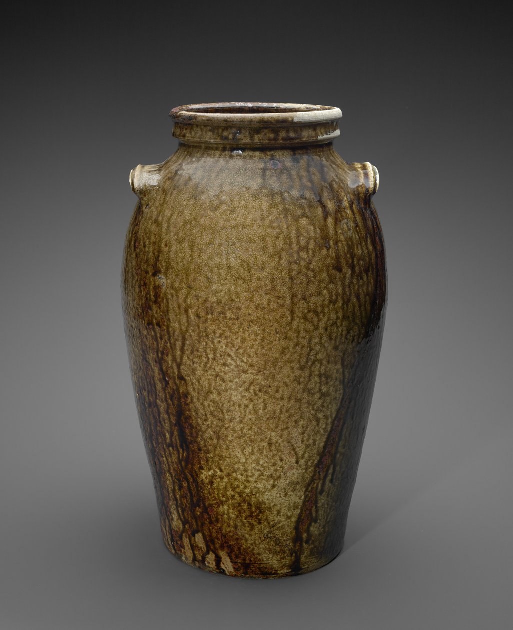 Jar, c. 1850-1883 (lúgos mázas kerámia) alkotó: John Davis Leopard