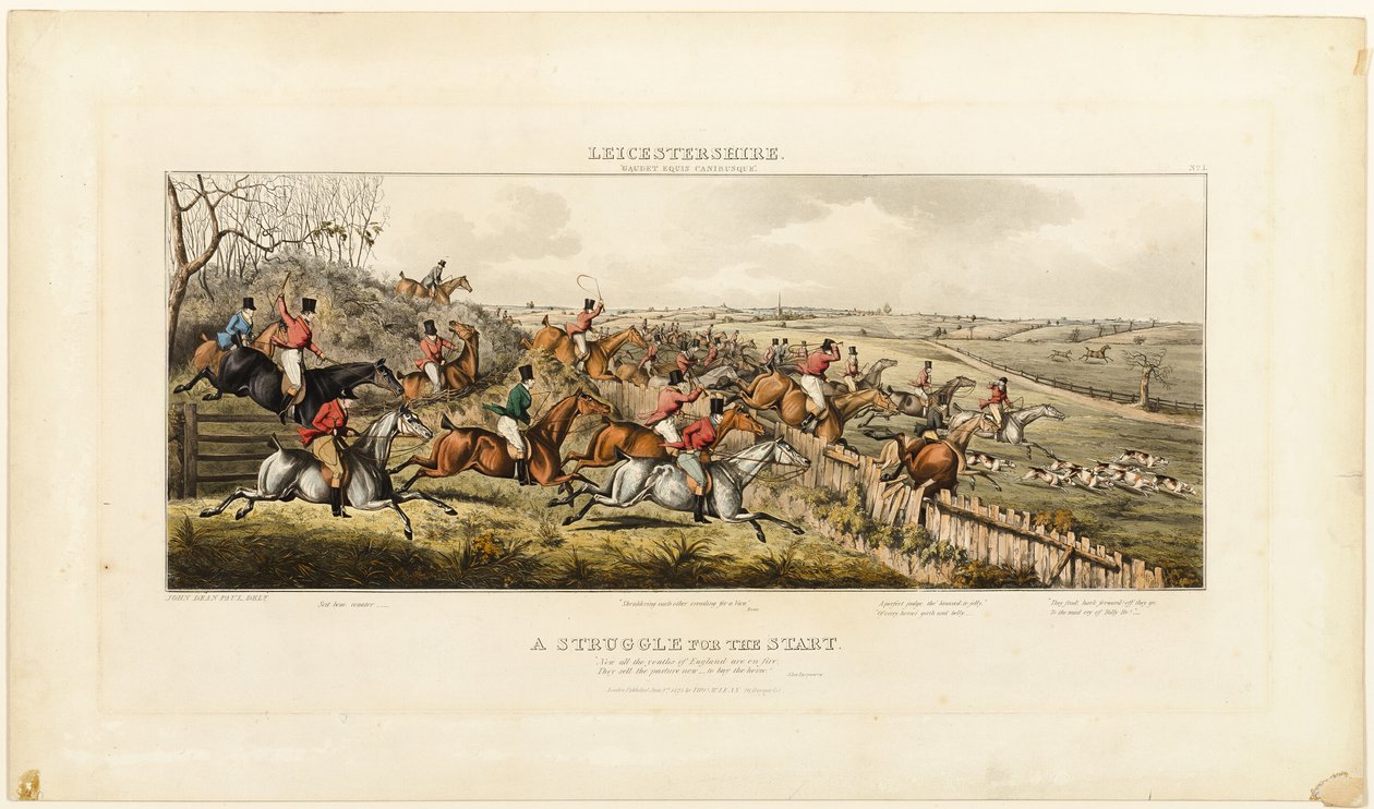 A Struggle for the Start, egy lemez a The Leicestershire Hunt-ból alkotó: John Dean Paul