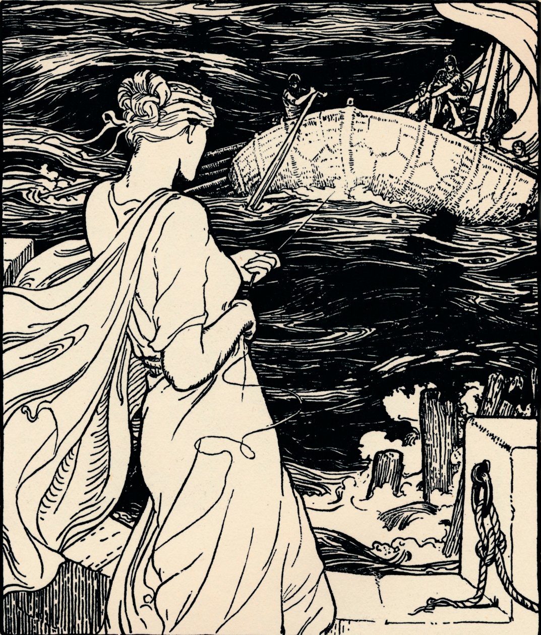 The Queen of the Magic Clew, 1900 alkotó: John Dickson Batten