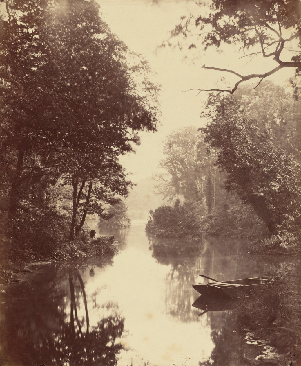 Nyári este, Penllergare alkotó: John Dillwyn Llewelyn