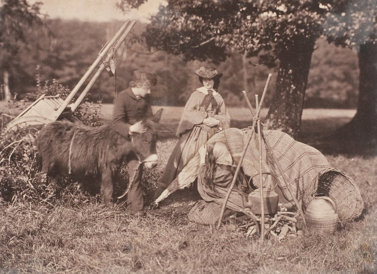 cigányok, 1853-56. alkotó: John Dillwyn Llewelyn