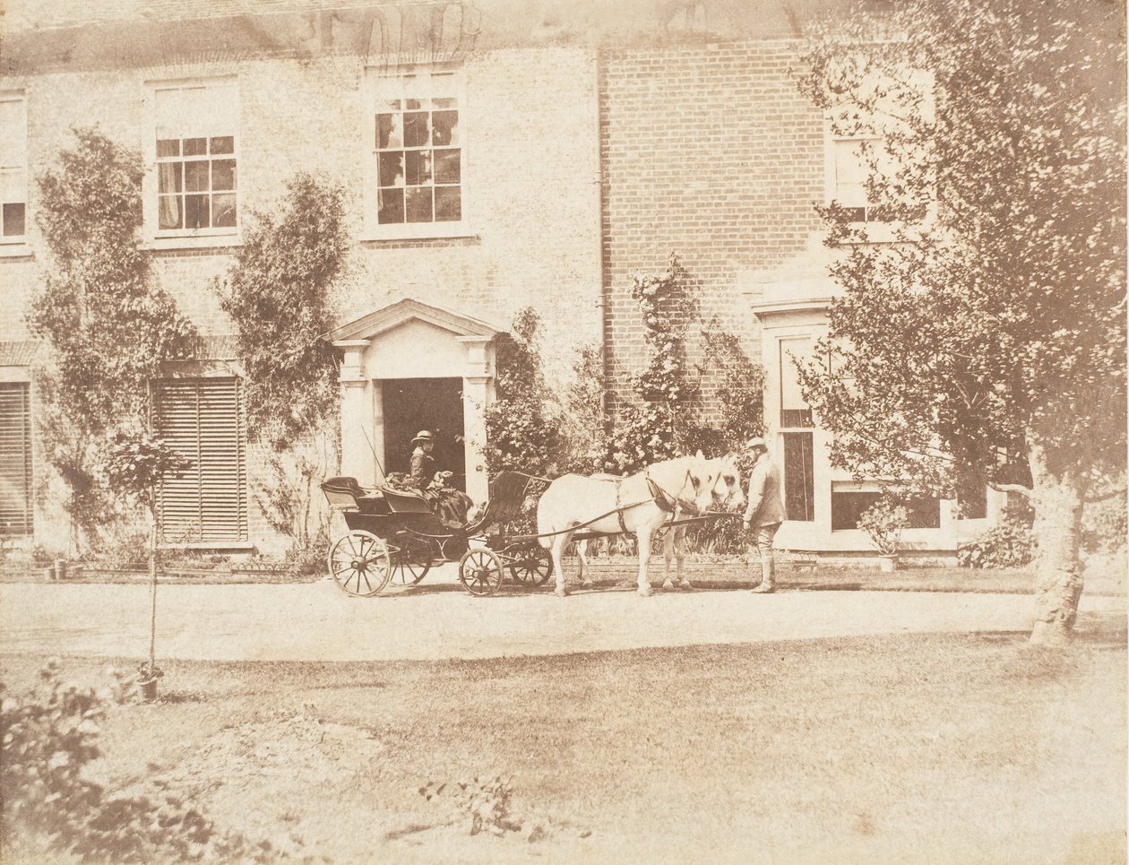 Oakley Cottage, 1853-56. alkotó: John Dillwyn Llewelyn