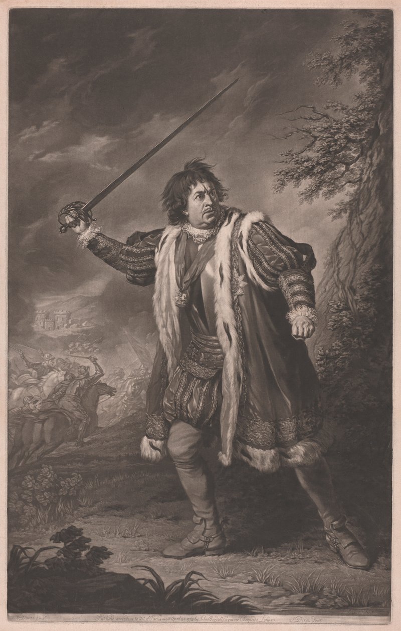 David Garrick mint Richard III alkotó: John Dixon