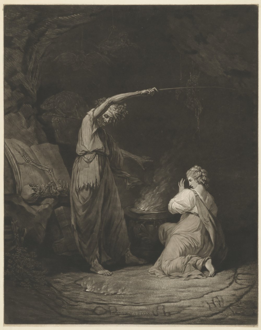 Varázsige alkotó: John Dixon after John Hamilton Mortimer