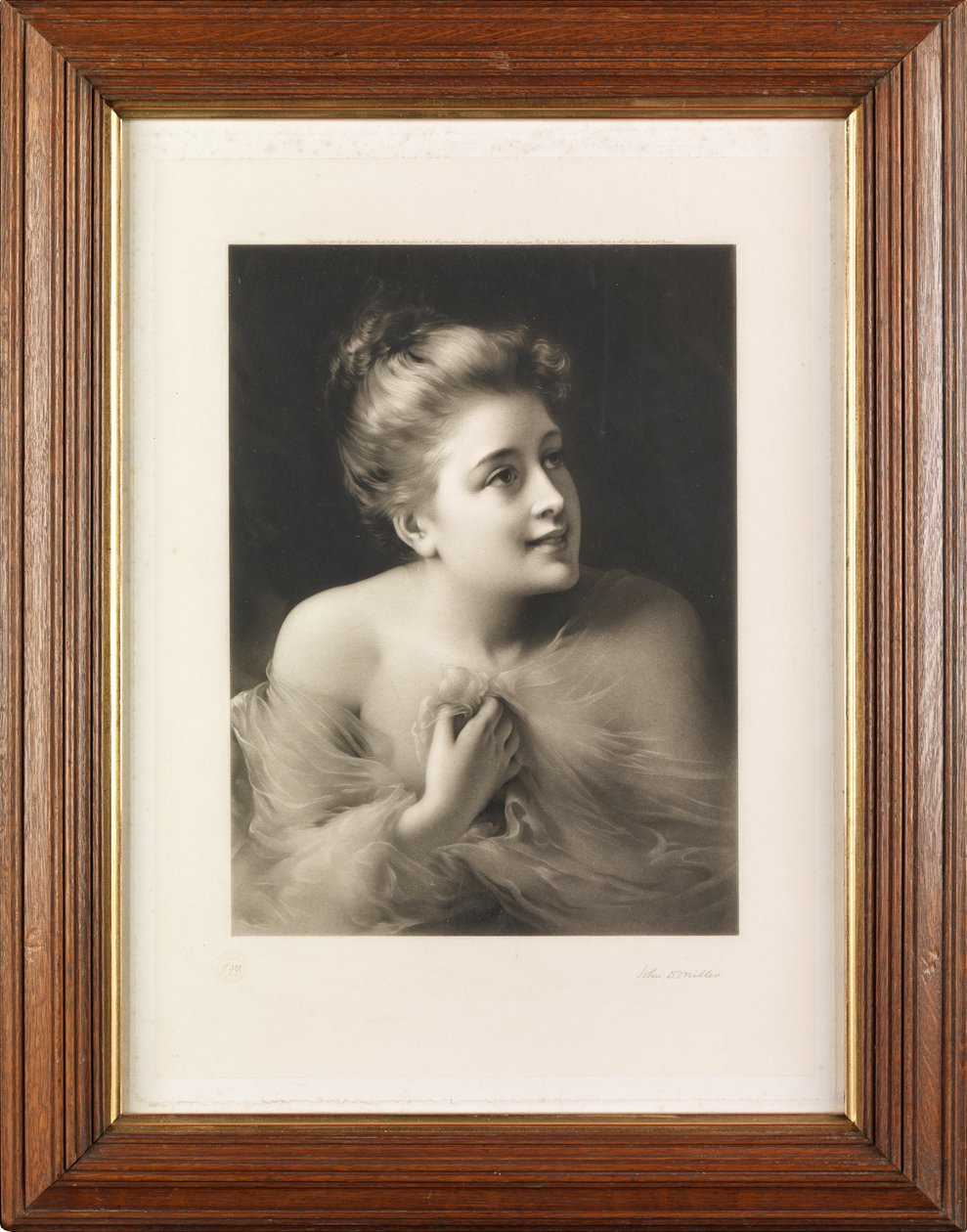A meglepetés (mezzotint) alkotó: John Douglas Miller