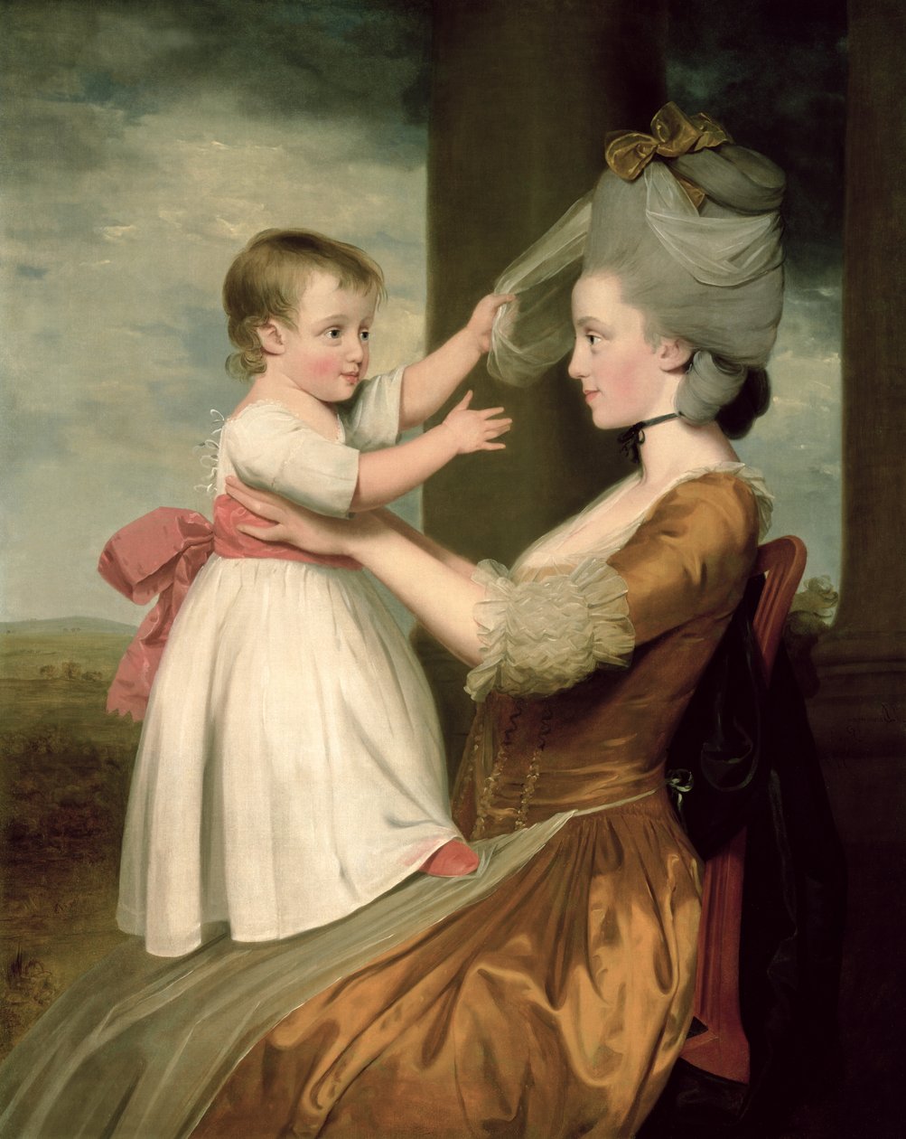Elizabeth Mortlock (sz. 1756) és fia, az ifjabb John Mortlock portréja, 1779 (a párért lásd: 332898) alkotó: John Downman