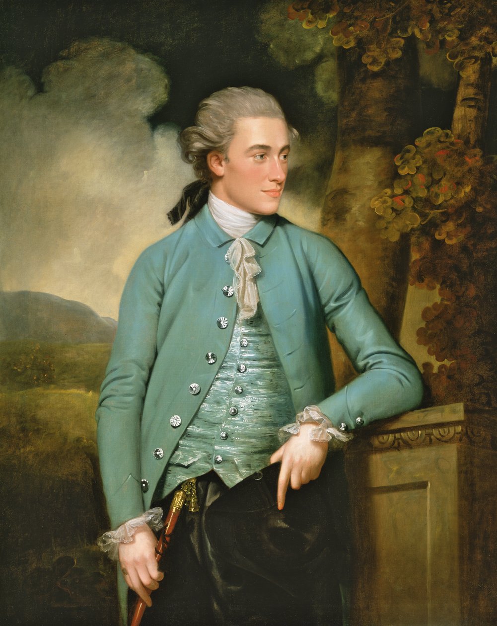 John Mortlock, Cambridge és Abington Hall portréja, Great Abington, Cambridgeshire, 1779 (a párért lásd: 197912) alkotó: John Downman