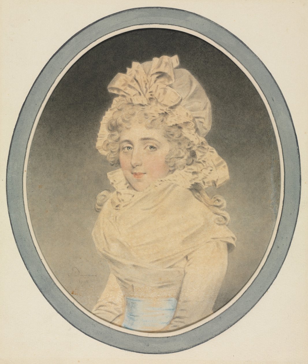 Lady Caroline Wrottesley, 1792. alkotó: John Downman