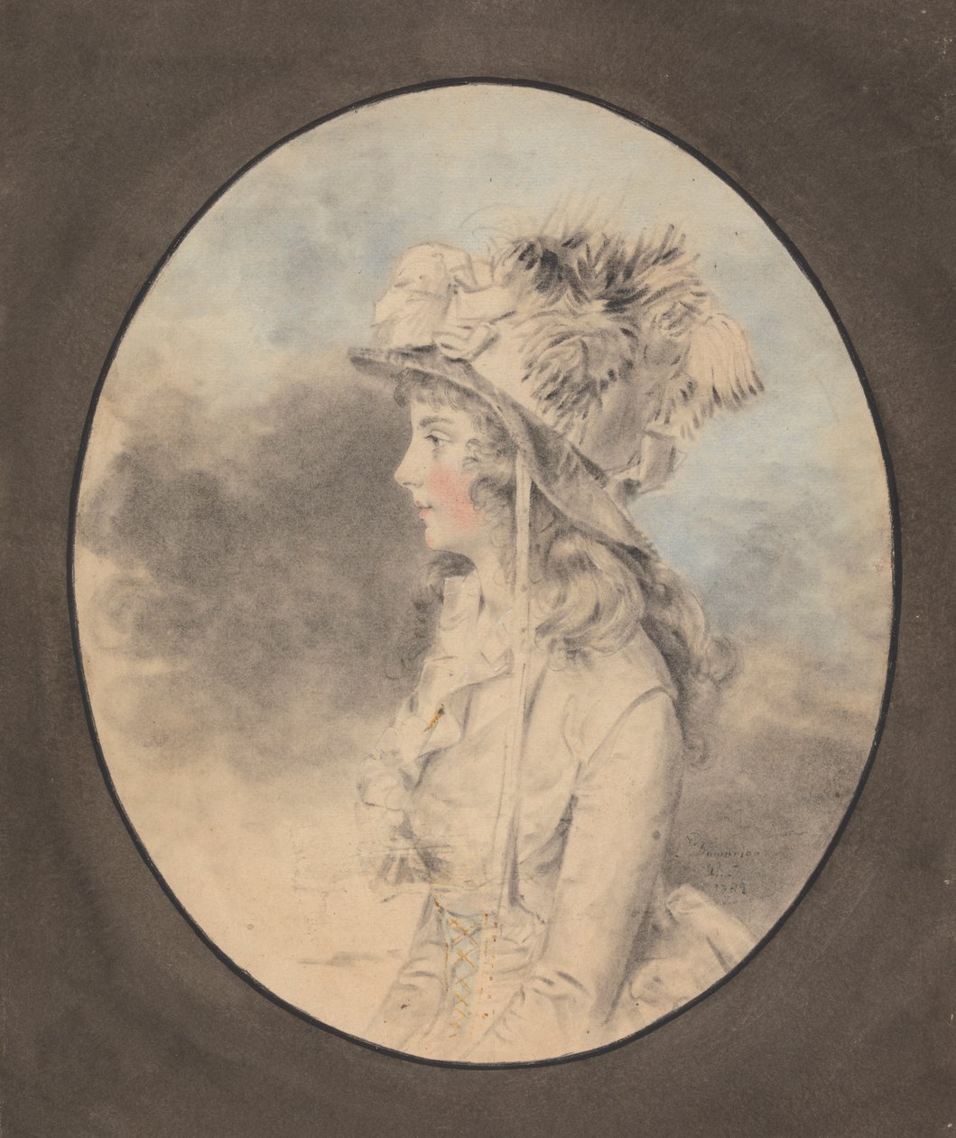 Miss Nott alkotó: John Downman