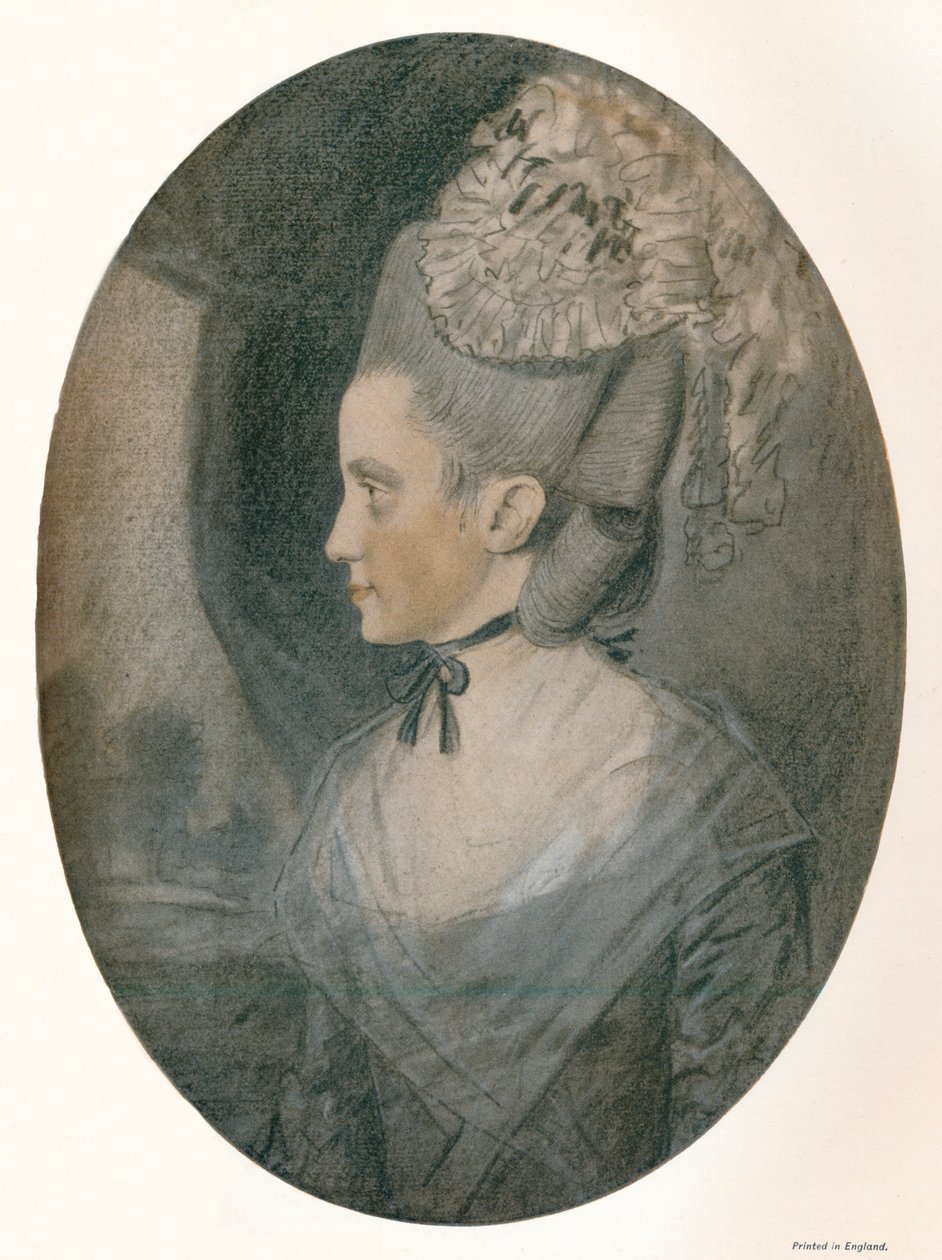 Mrs. John Mortlock Nee Harrison, 1780 alkotó: John Downman