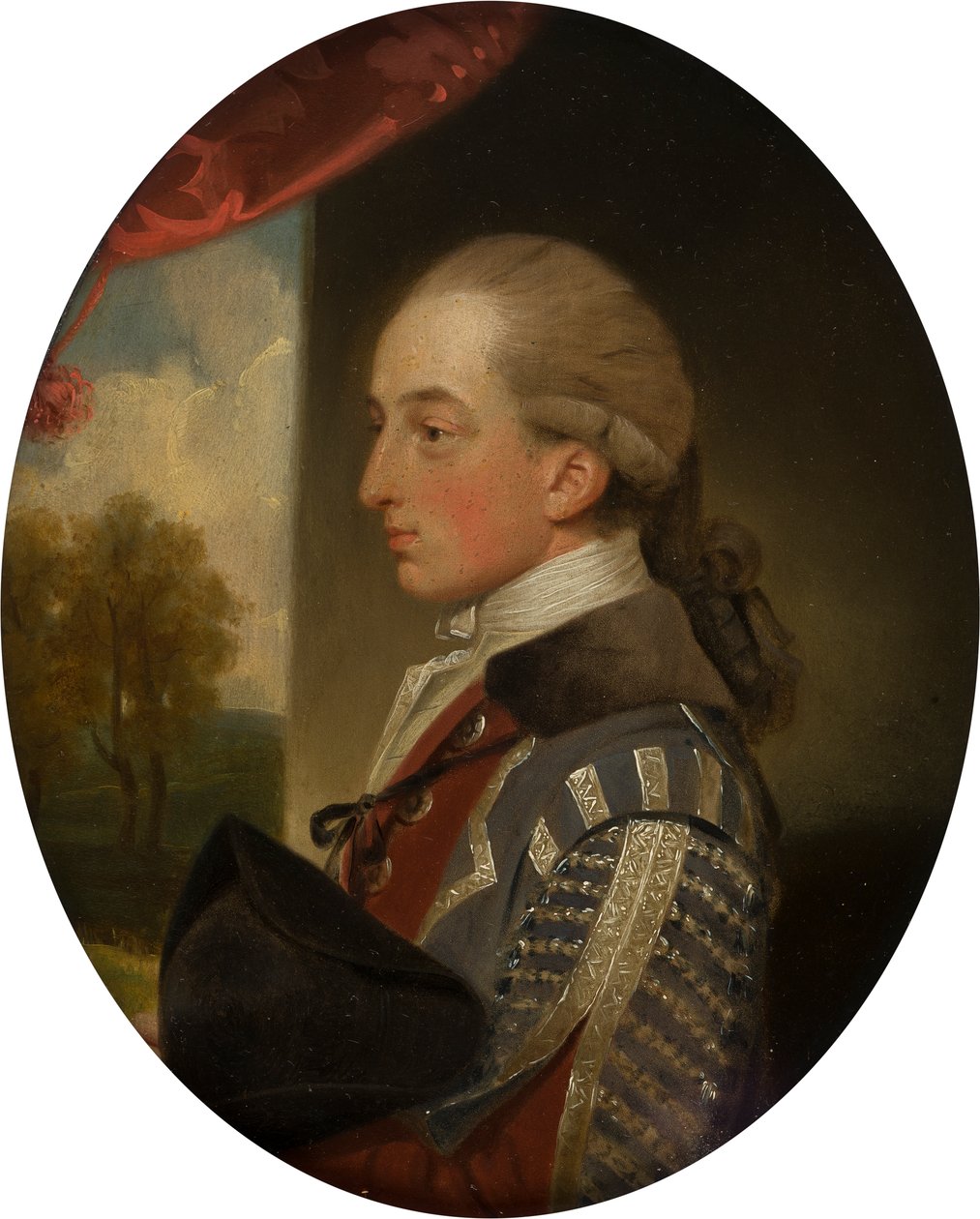 Henry Bridgeman (1757-1782) portréja, 1770-82 körül (olaj, réz) alkotó: John Downman