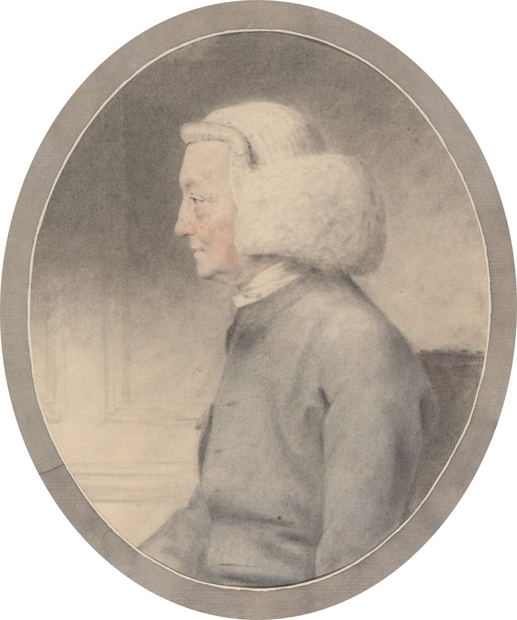 Egy John Wesley tiszteletes nevű szent portréja alkotó: John Downman