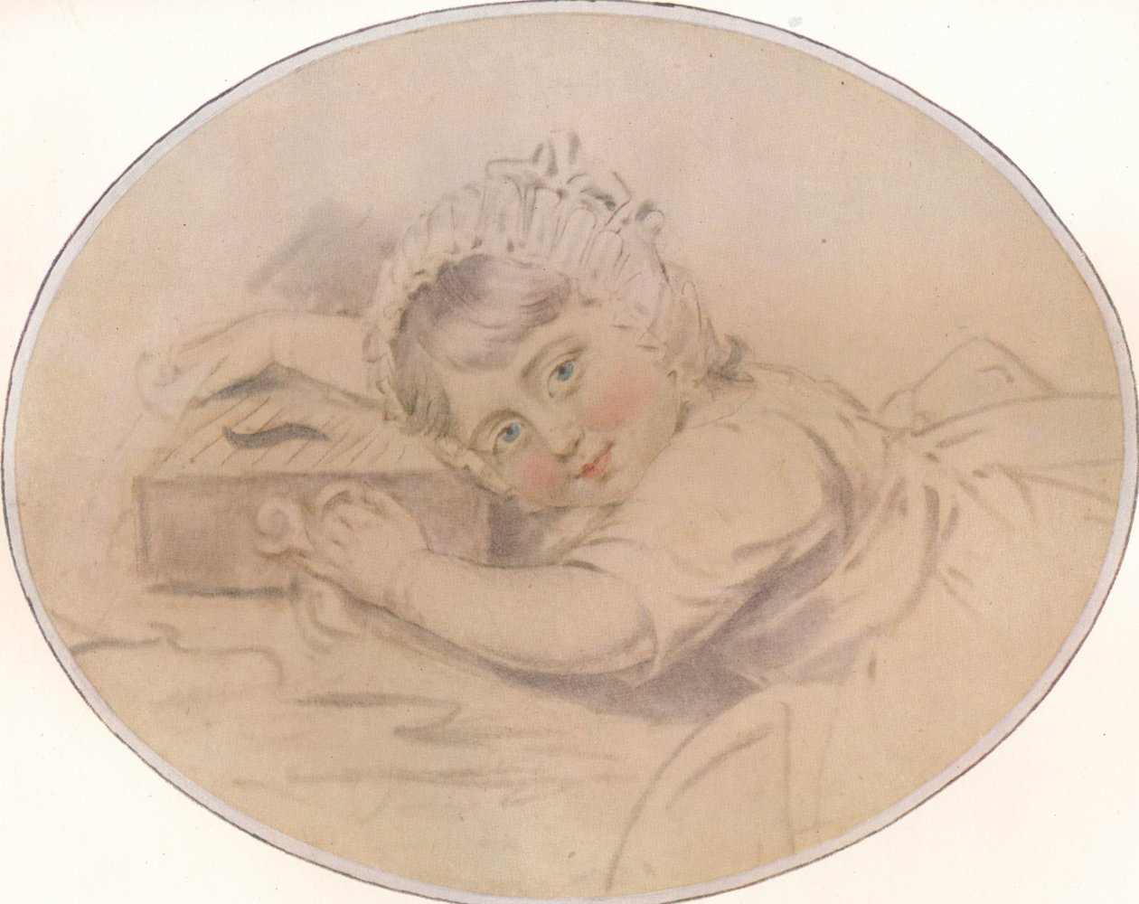 A honvéd arcképe. Henry Burrell gyermekként, 1784, 1917 alkotó: John Downman