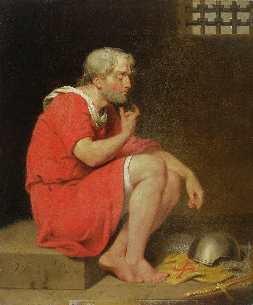 Robert (kb.1054-1134) Normandia hercege a börtönben alkotó: John Downman