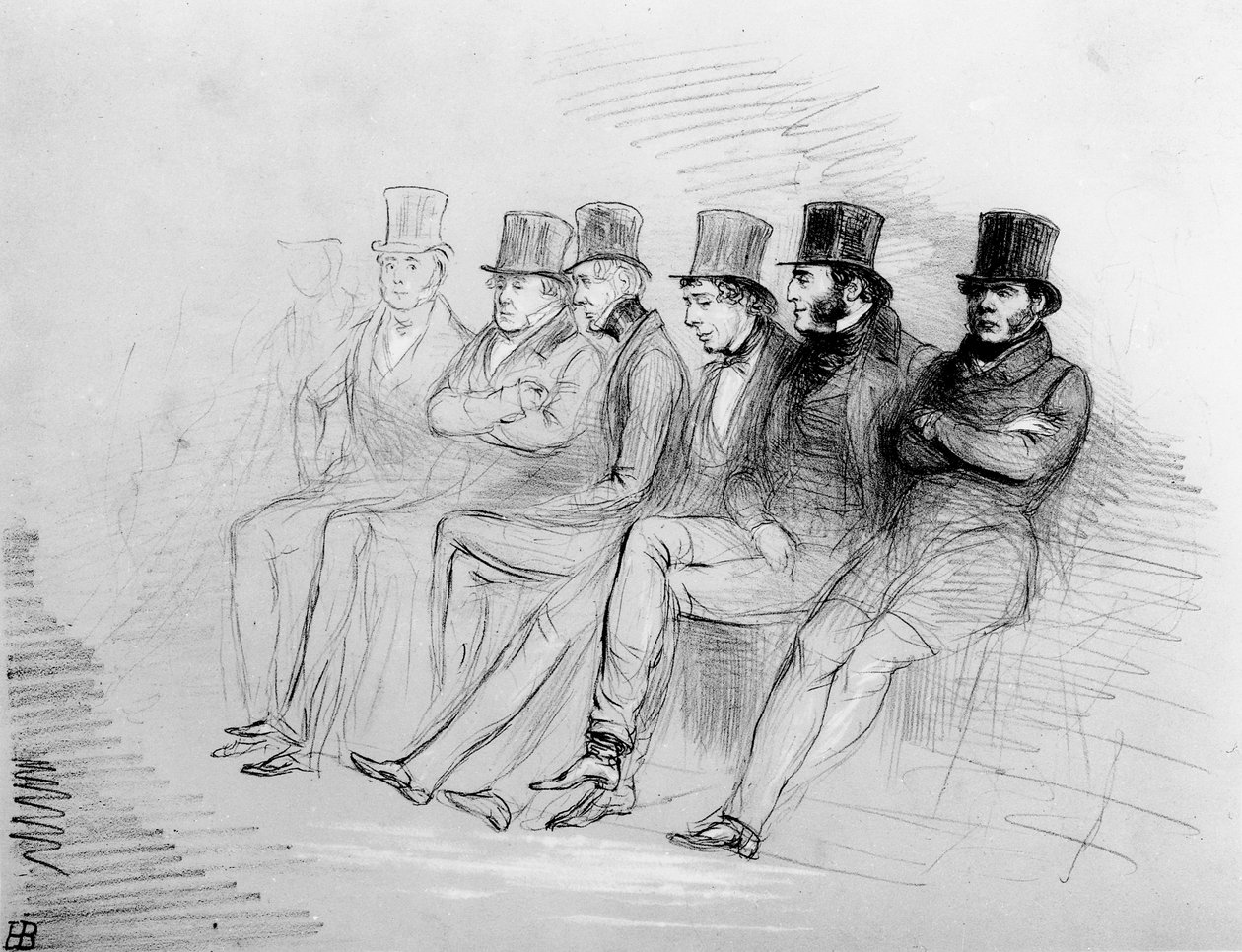 A szerencsétlenség furcsa ágytársakkal ismer meg bennünket, 1847 alkotó: John Doyle