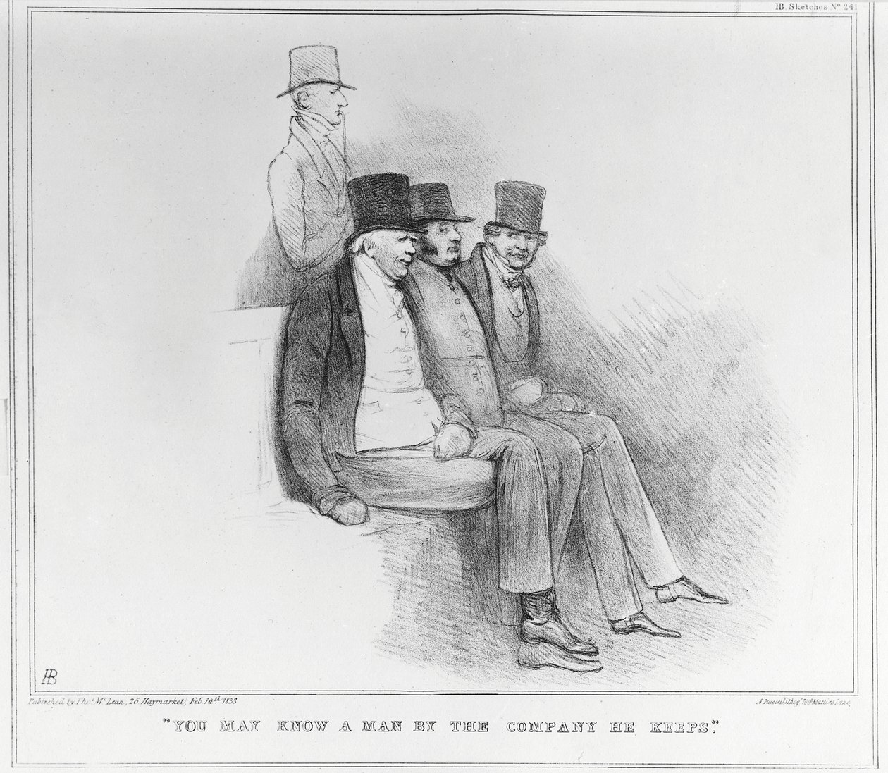 Ismerhet egy férfit az általa vezetett cégről, 1833-ból alkotó: John Doyle