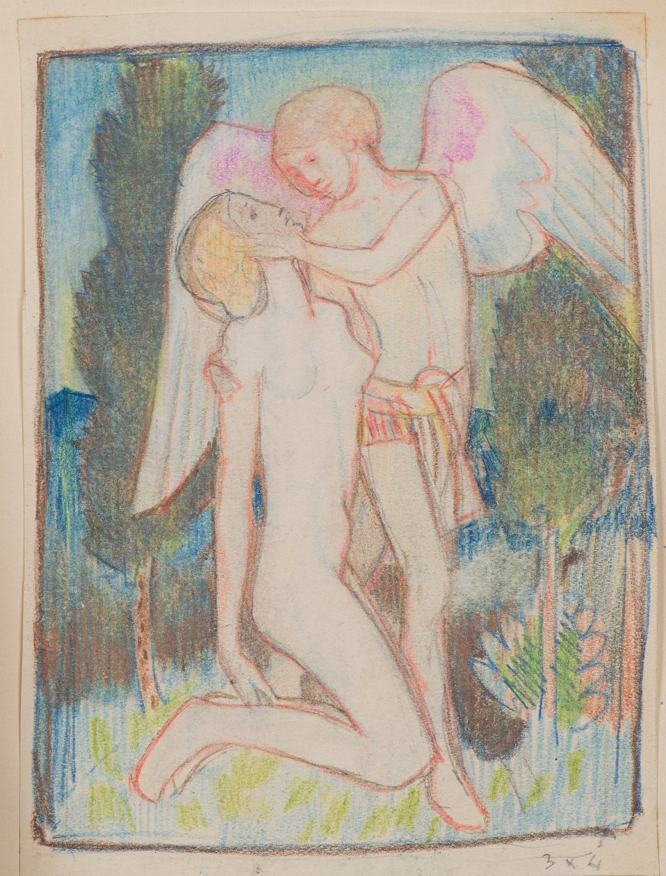 Elmúló szerelem (ceruza) alkotó: John Duncan