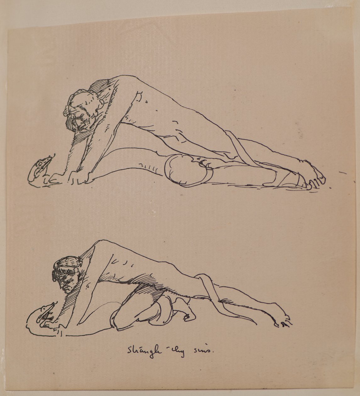 Fojtsd meg a bűneidet (toll és tinta) alkotó: John Duncan
