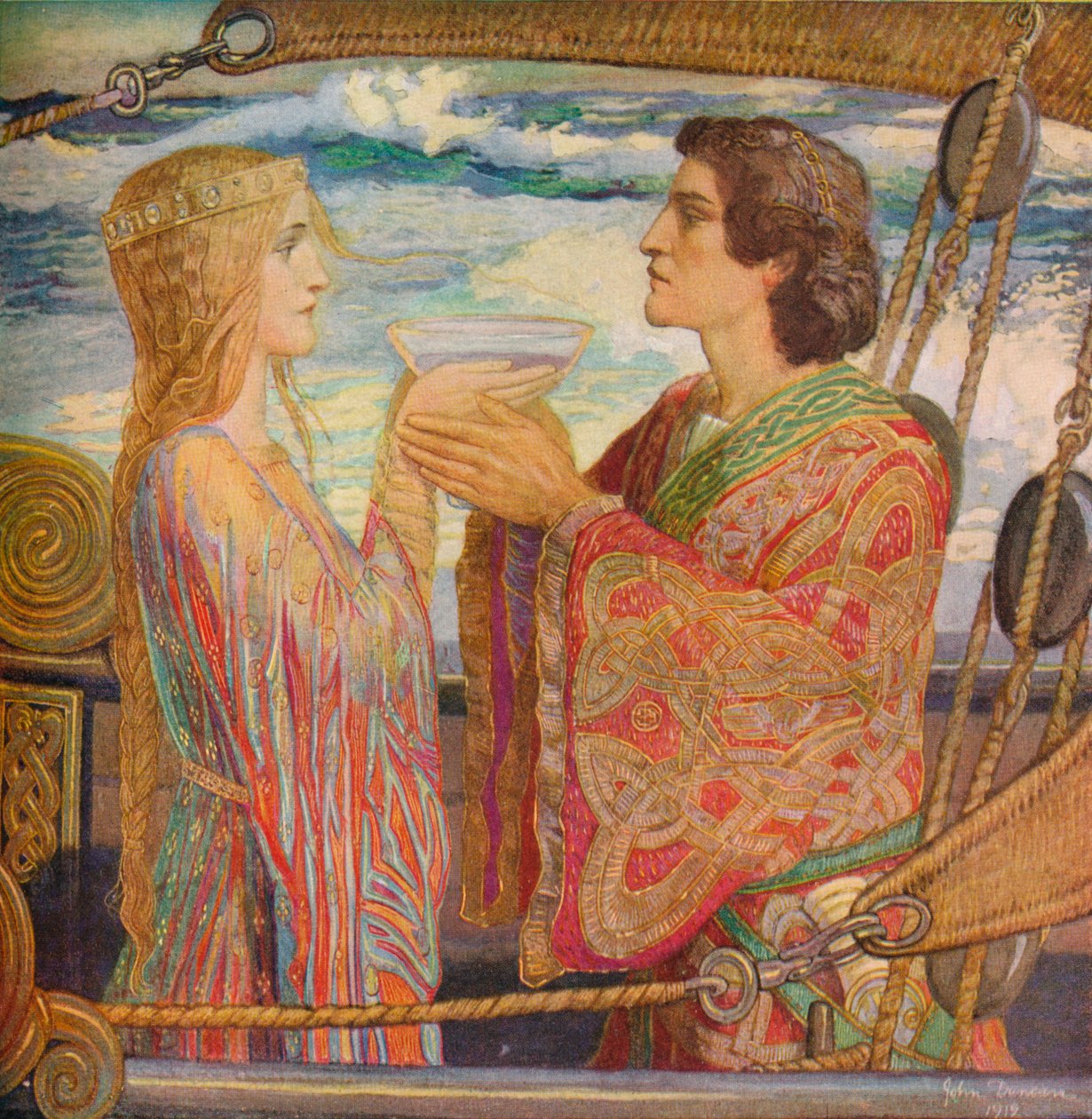 Trisztán és Izolda, 1912 alkotó: John Duncan