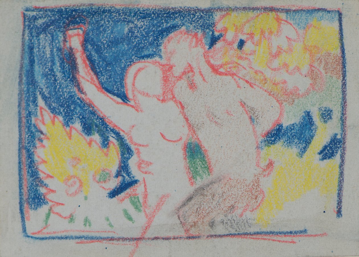 Névtelen [Faun] (ceruza) alkotó: John Duncan