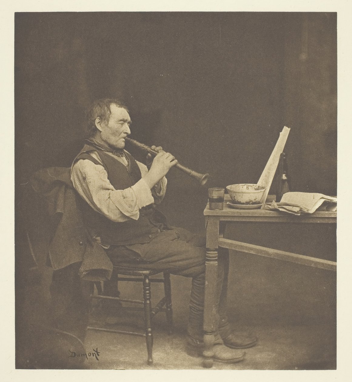 Clarionet Player, c. 1897. alkotó: John E. Dumont