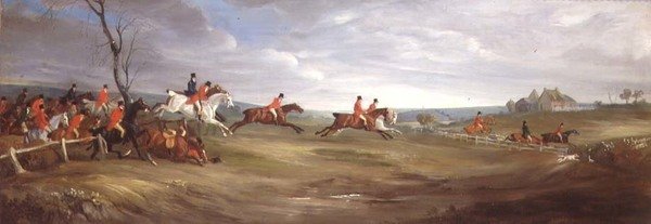 A Hunt Scurry a Quornnal alkotó: John E. Ferneley