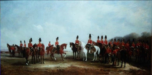Szemle a 16. Lancersről alkotó: John E. Ferneley