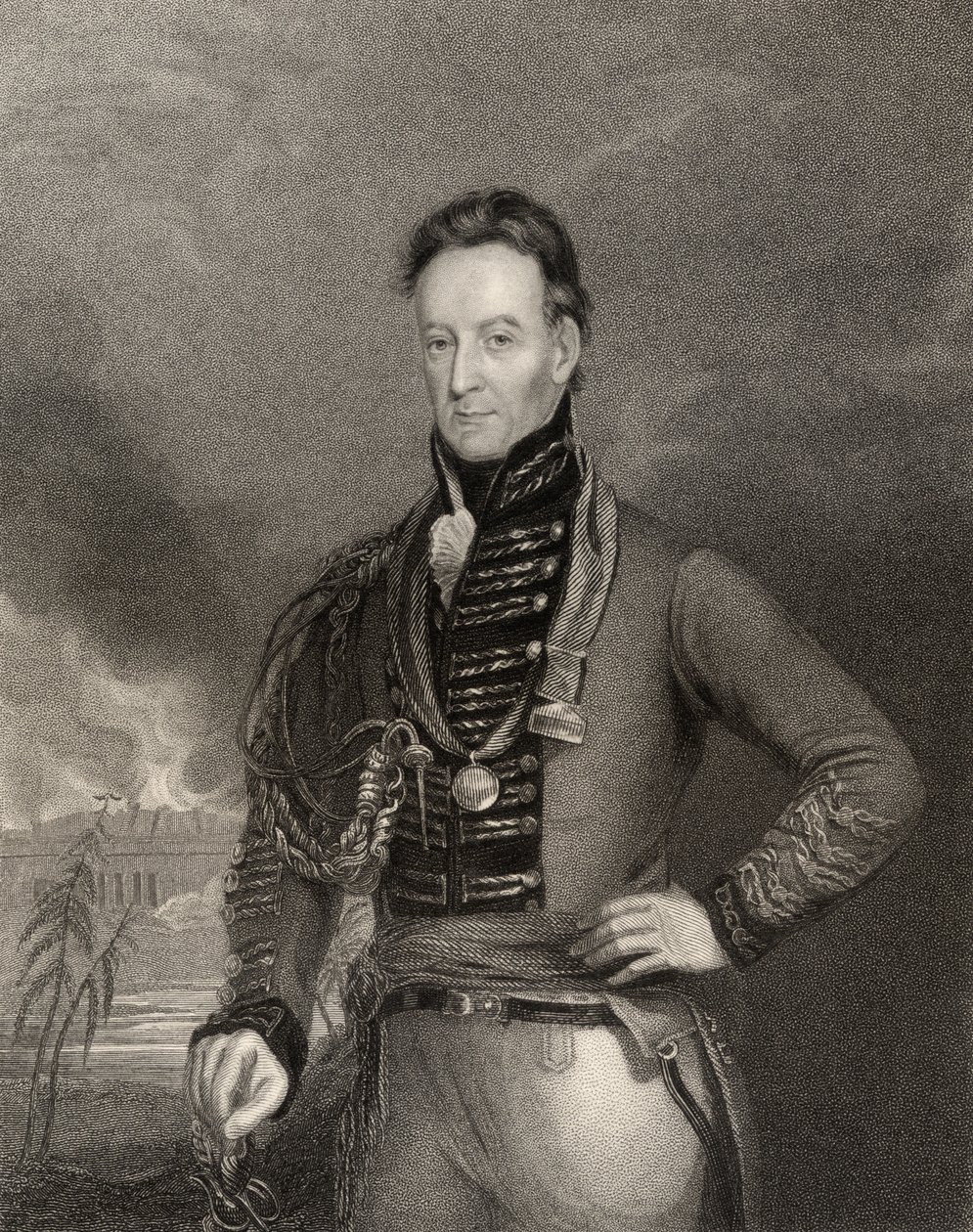 Sir Charles Shipley, Grenada kormányzója, vésette H. Cook, a National Portrait Gallery IV. kötetéből, megjelent 1835 körül alkotó: John Eckstein