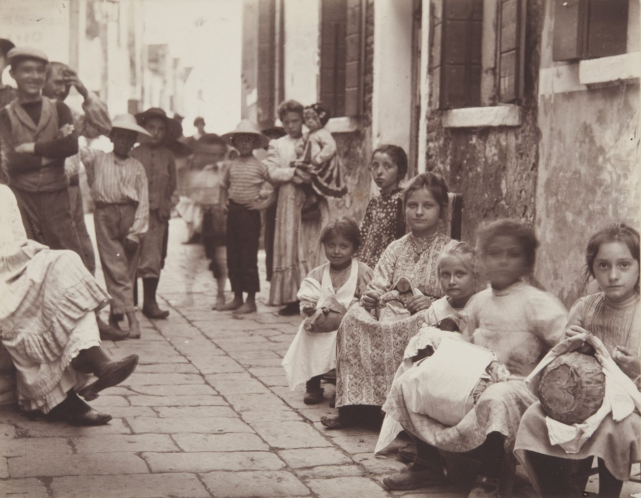 Burano – Csipkemunkások alkotó: John Edward Alyosius Steggall