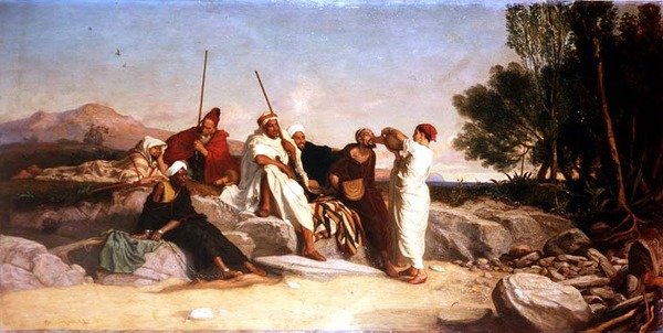Arab foglyok alkotó: John Evan Hodgson