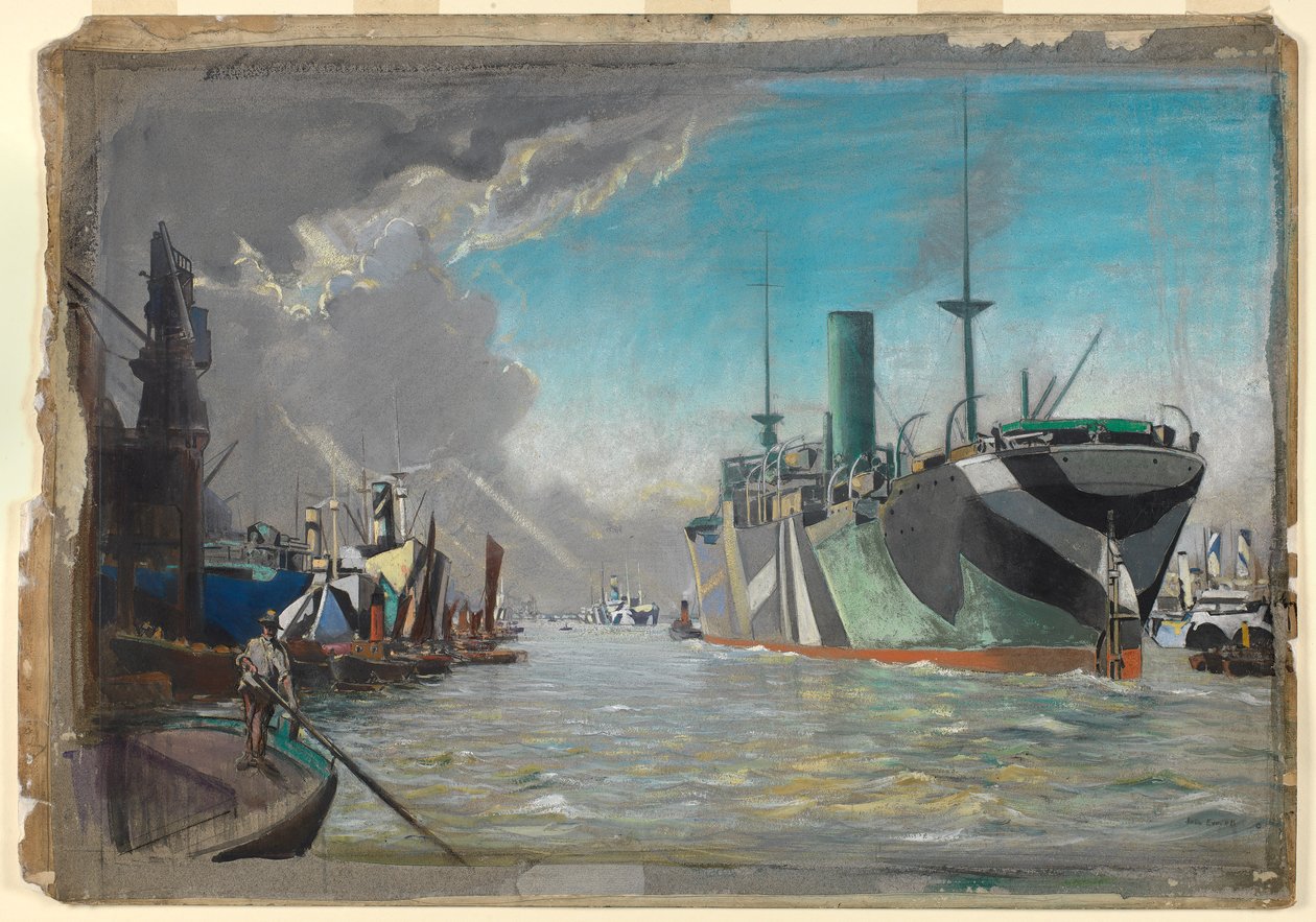 A London folyón alkotó: John Everett