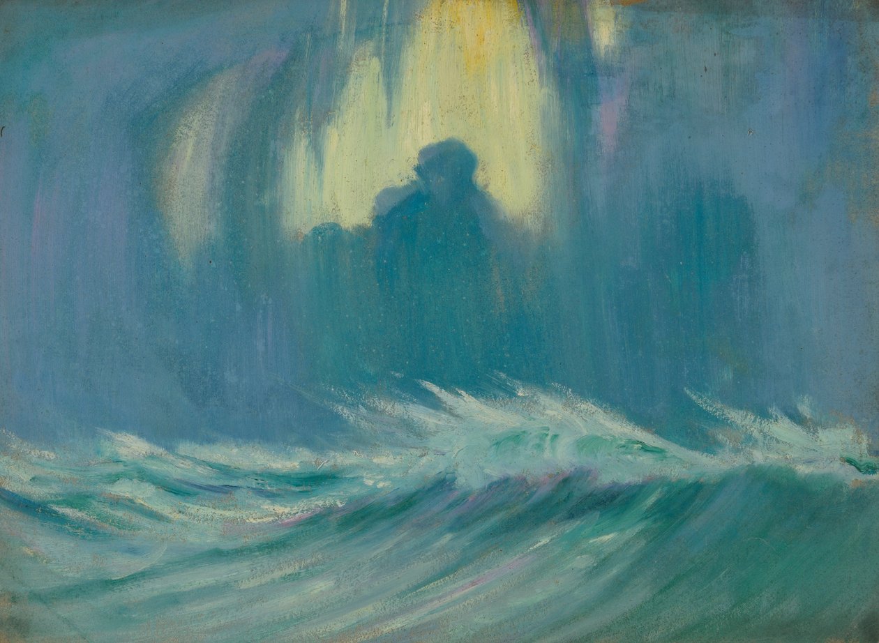 Tengeri táj, 19. század vége - 20. század közepe (olaj, papír) alkotó: John Everett