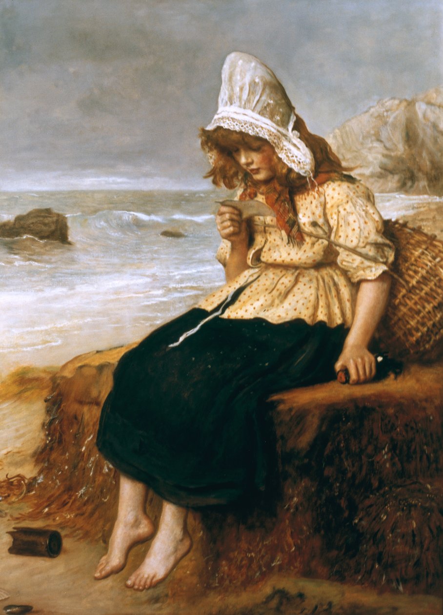 Üzenet a tengerből alkotó: John Everett Millais