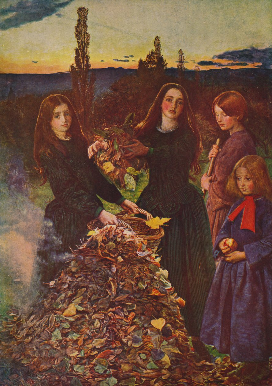 Őszi levelek, 1856, c1915 alkotó: John Everett Millais