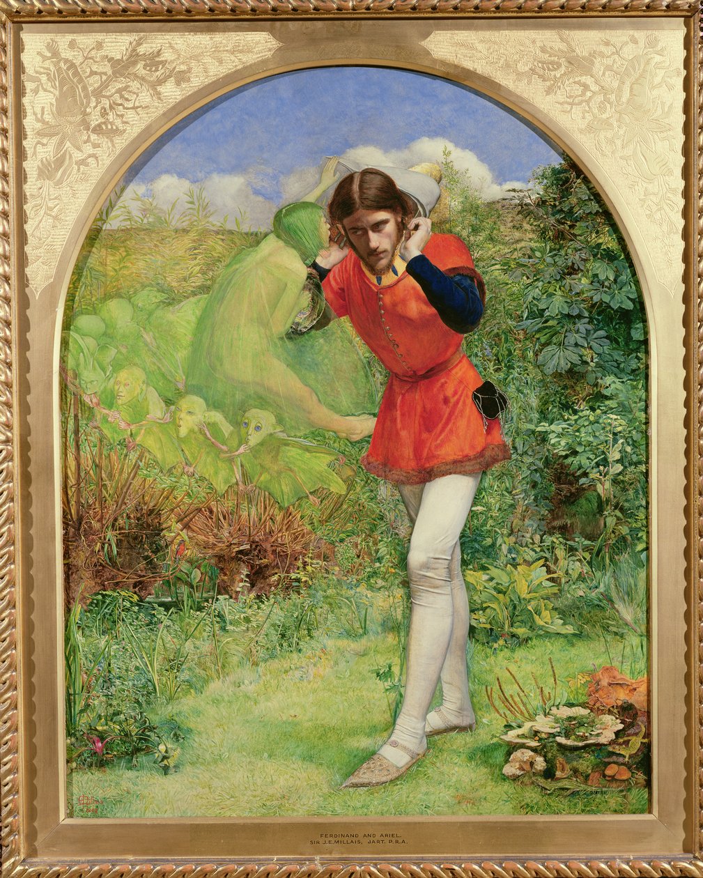Ferdinándot Ariel csábította, 1849-50 alkotó: John Everett Millais